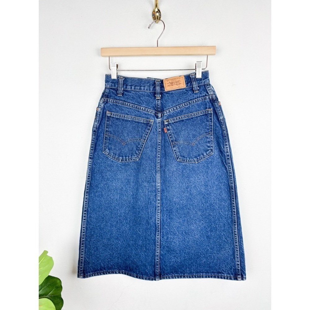 Vintage 70s Levi’s Orange Tab Denim Skirt Sz 24 (XS)